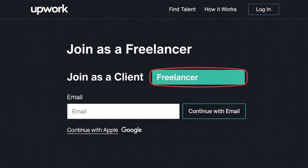 Upwork account setup in Pakistan step by step