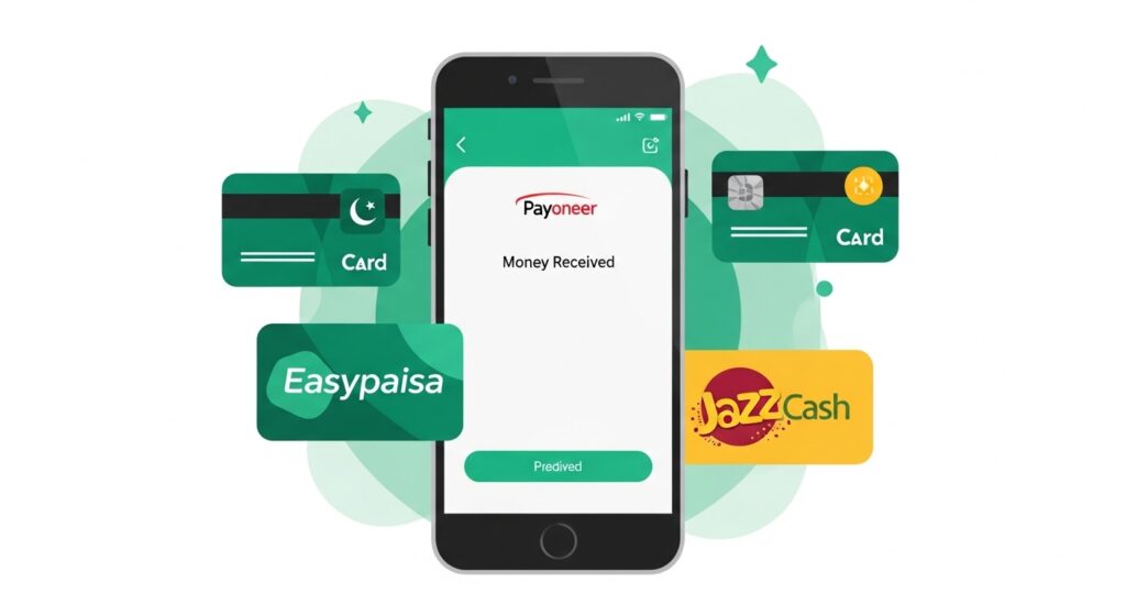 Payoneer withdrawal from Upwork in Pakistan